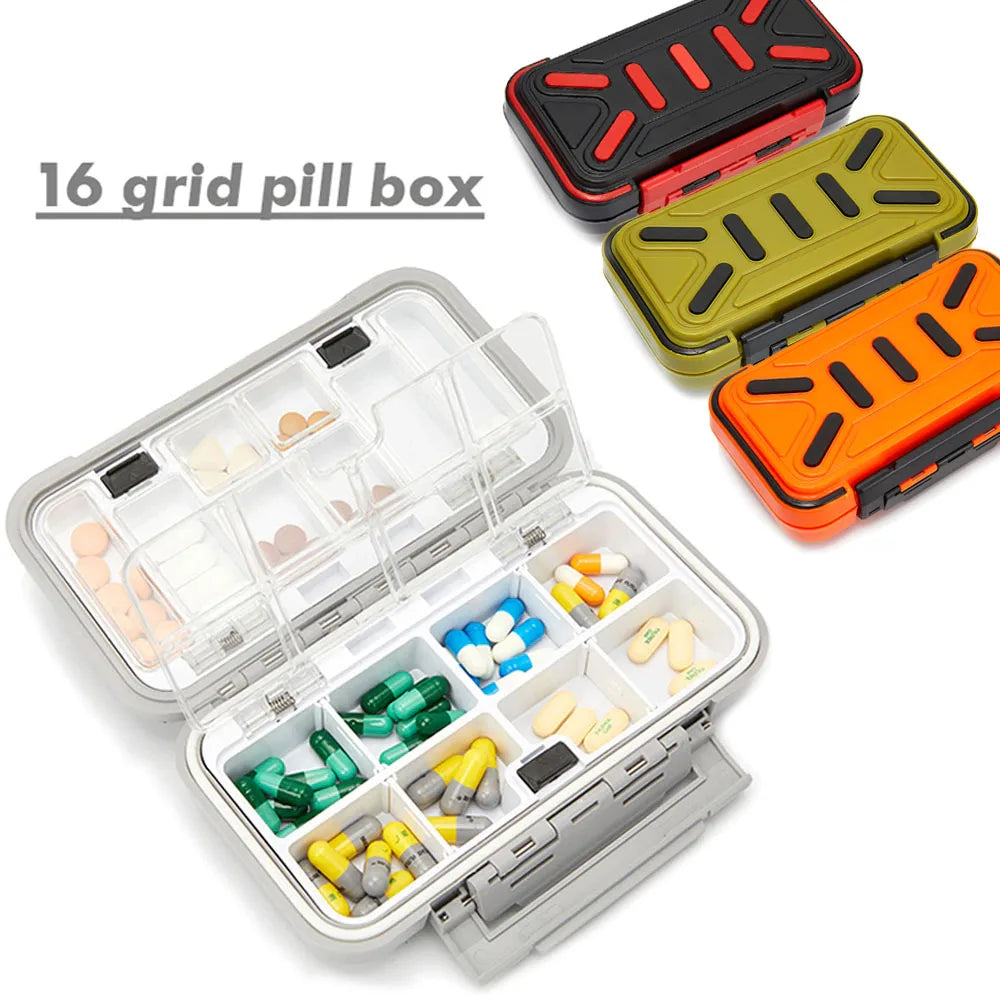 😍 Travel Pill Storage Organizer Case