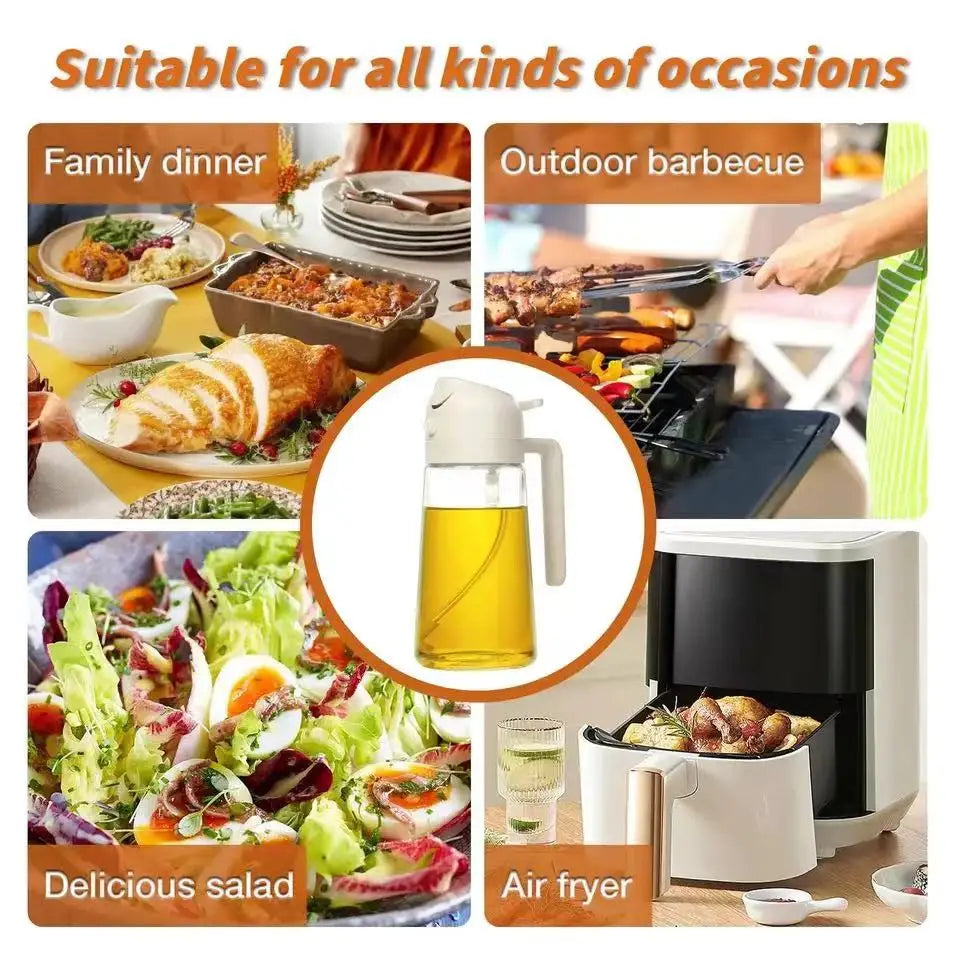 2 in 1 Cooking Oil Dispenser And Sprayer