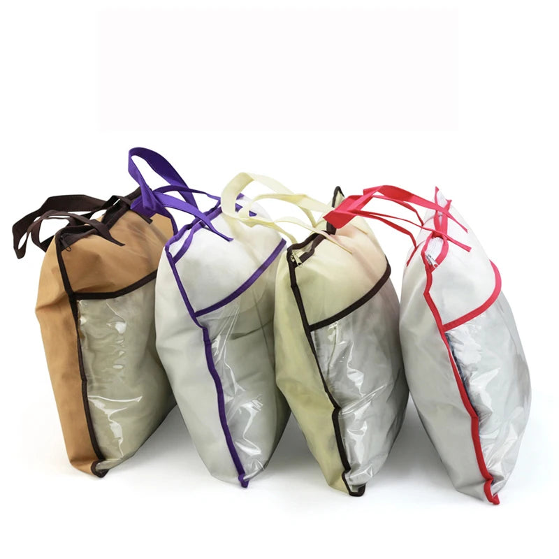 Transparent Pillow, Quilt, & Blanket  Dustproof Storage Bag