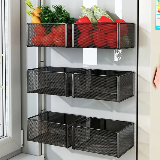 Magnetic Refrigerator Storage Shelf