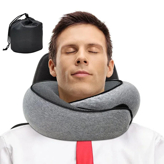 😍 Memory Foam Wrap Around Neck Pillow