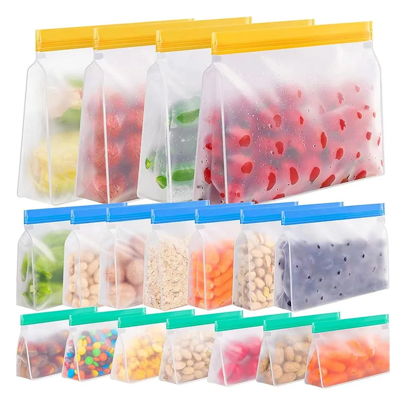 Reusable Silicone Ziplock Bag